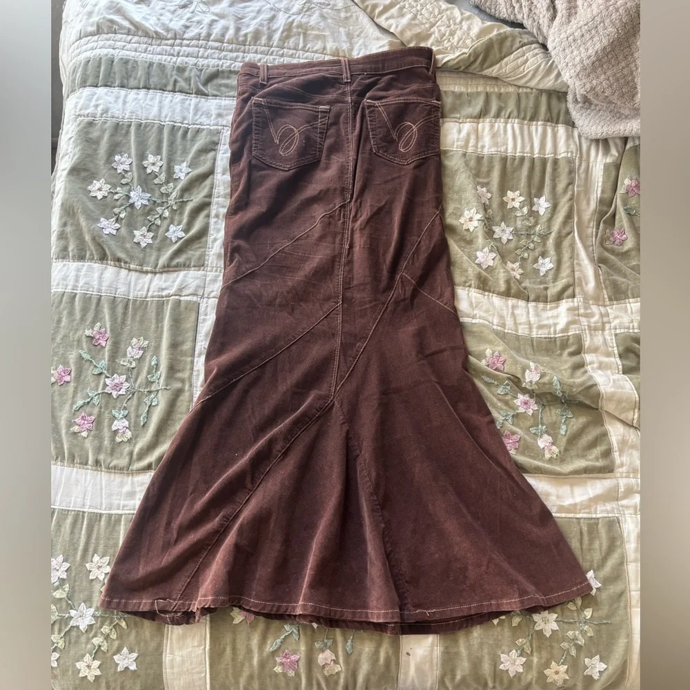 bebe Chocolate Maxi Skirt - Picture 2 of 3